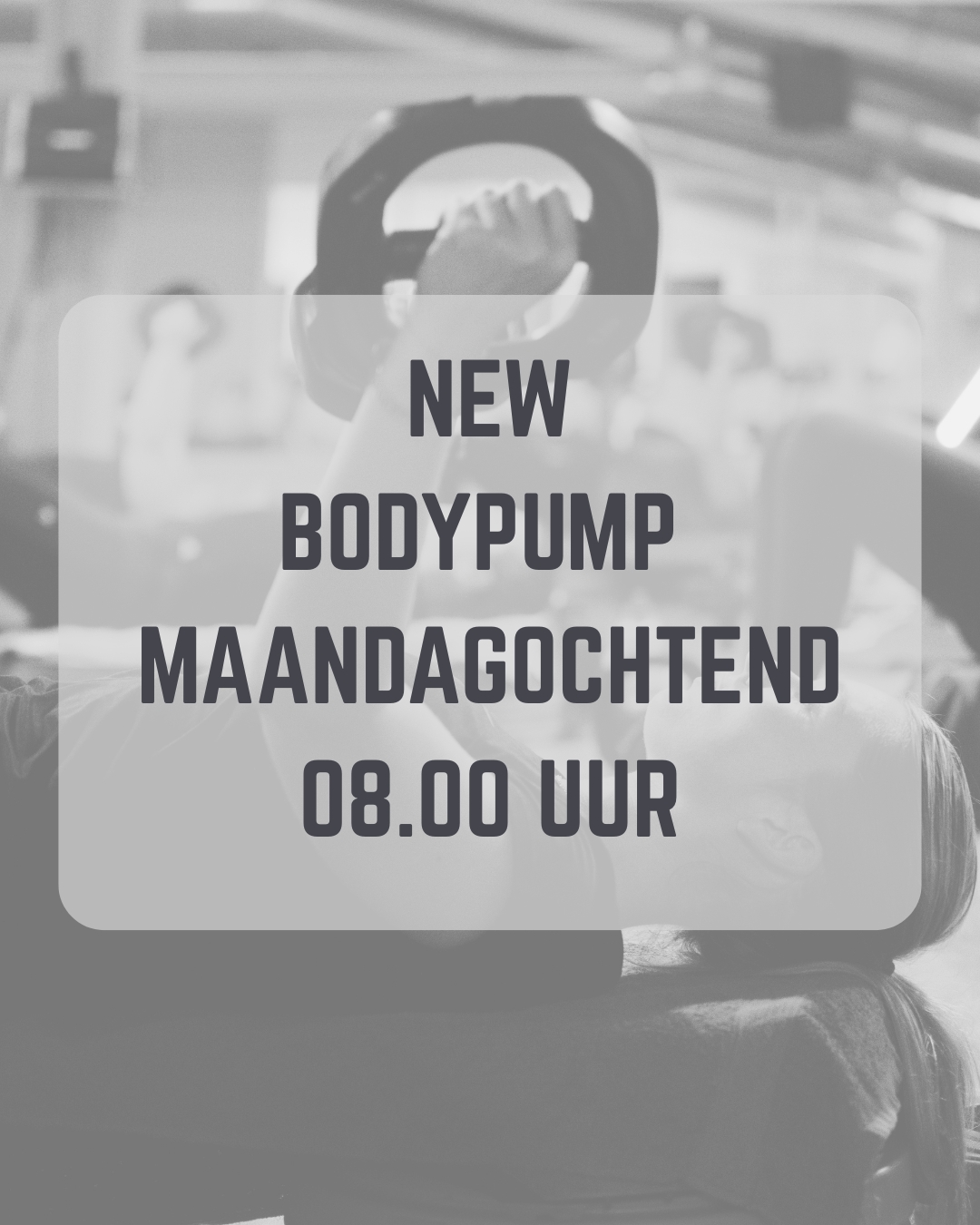 Extra uur BODYPUMP